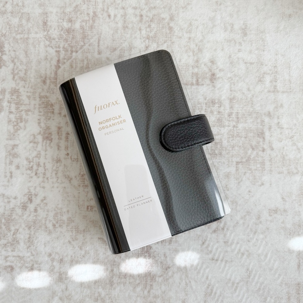 Filofax Norfolk Personal Leather Organizer Espresso